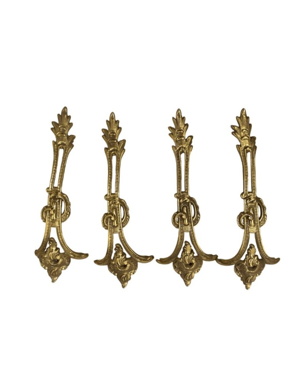 Vintage Art Deco Style Ornate Solid Brass Chandelier Embellishment